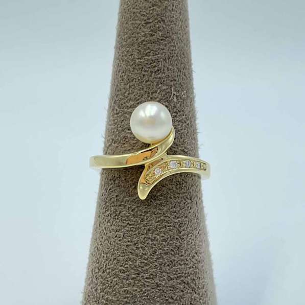 Imperial Swirl Pearl Ring