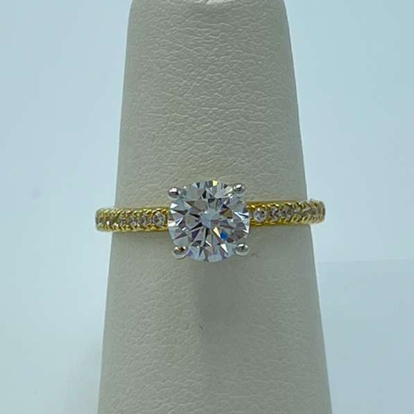 Valina Round Diamond Engagement Ring