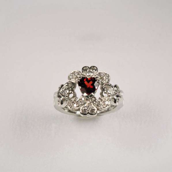 Allure Vintage Inspired Garnet Ring