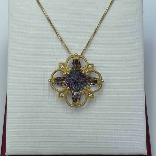 Davinchi Cut Diamond Necklace